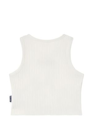 canotta in tessuto bianco PALM ANGELS KIDS | PGAG002S26JER002002